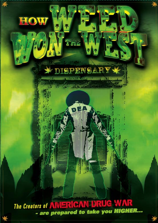 Garish cover of How Weed Won the West DVD